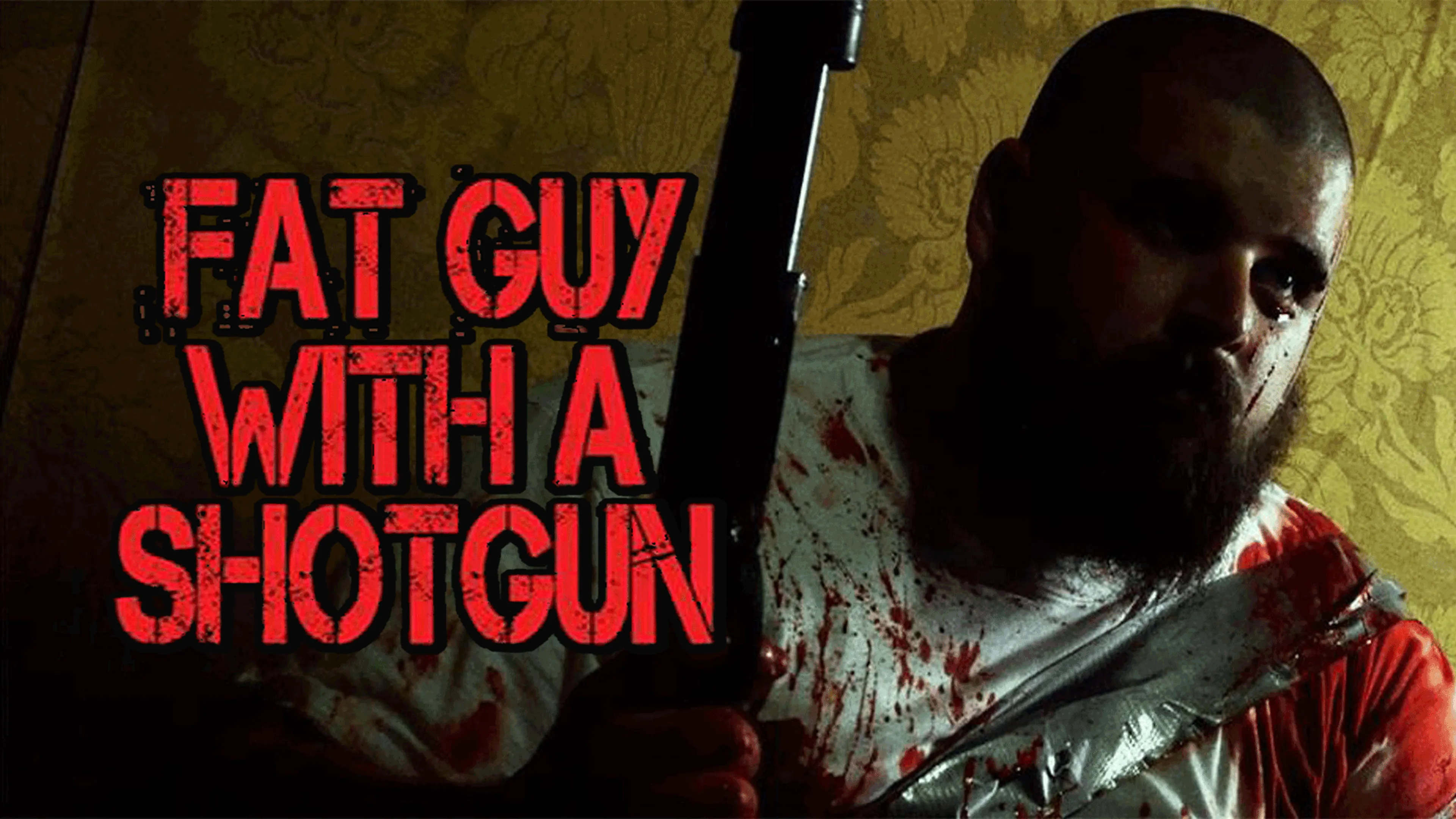 Fat Guy with a Shotgun poster